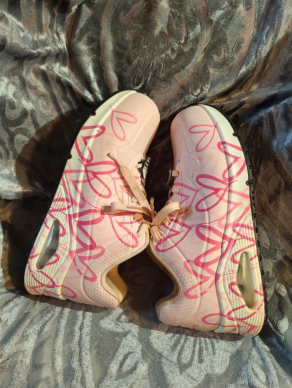 Skechers Pink JGoldcrown Steel Toe Sneakers